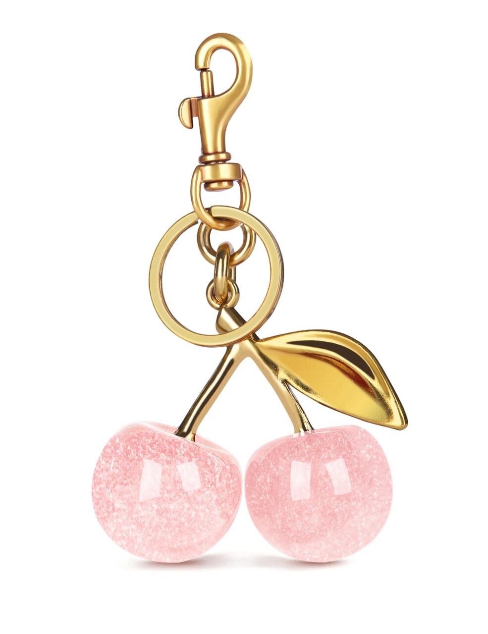 Cherry Bag Charm Cute Cherry Accessories Sparkling Purse Keychian Charms for Women